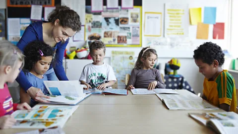 Klaus Vedfelt/Getty Images Denmark was the first country in Europe to reopen schools and daycare centres (Credit: Klaus Vedfelt/Getty Images)
