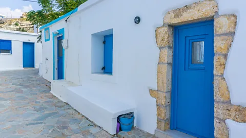 Charalambos Andronos/Getty Images In 2019, the local Greek Orthodox church offered to pay people to move to the underpopulated island (Credit: Charalambos Andronos/Getty Images)