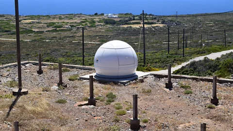 Stav Dimitropoulos The Climate Change Observatory of Antikythera is located in Katsaneviana, about 4km south of Potamos (Credit: Stav Dimitropoulos)