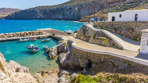 Charalambos Andronos/Getty Images The Greek island of Antikythera has just 22 permanent residents – and thousands of goats (Credit: Charalambos Andronos/Getty Images)