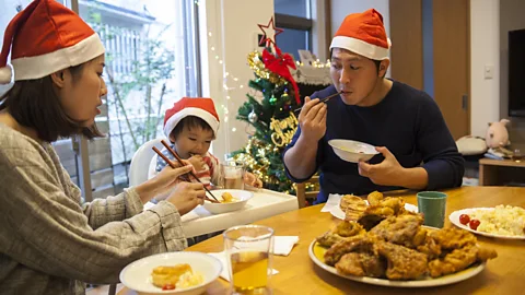 recep-bg/Getty Images Each Christmas, more than 3.6 million Japanese order American-style fried chicken in what has become a national tradition (Credit: recep-bg/Getty Images)