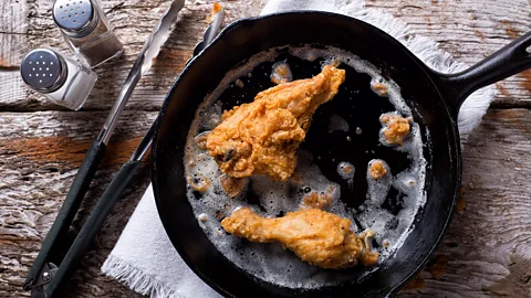 Fudio/Alamy A 1747 British recipe appears to be the first evidence of frying chickens in hog fat (Credit: Fudio/Alamy)