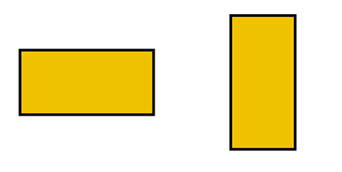 Rectangles turned a quarter turn