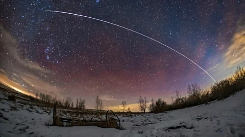 Alamy Tracking fast moving satellites like the International Space Station has helped to improve the accuracy of celestial navigation (Credit: Alamy)