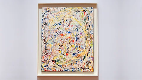 Alamy Pollock (pictured: Shimmering Substance, 1946) argued that new forms of art were needed for a new age (Credit: Alamy)