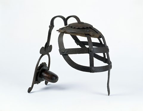 A scold bridle from the 16th Century.