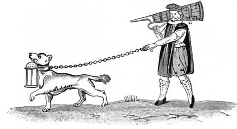 Parish Constable with dog.