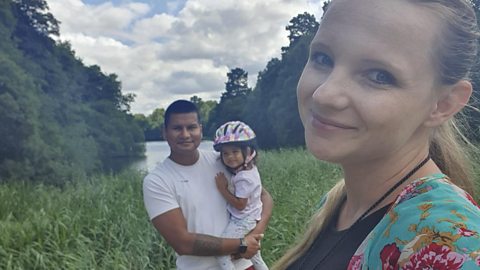 Dorota, Nigel and daughter Joules.