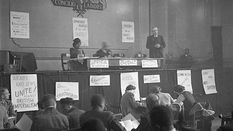 The first pan-african congress in Manchester.