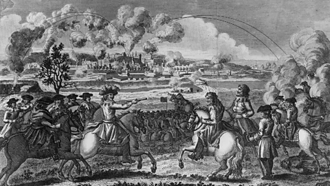 Hulton Archive/Getty Images Cromwell and his troops massacred many Irish civilians after quelling a rebellion in the 1640s-1650s (Credit: Hulton Archive/Getty Images)