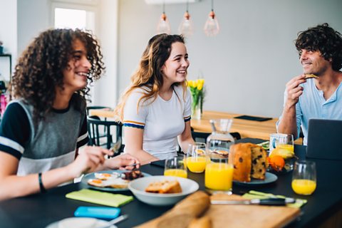 Family breakfast