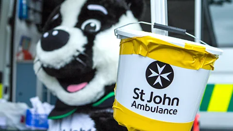 Alamy Significant chunks of money are donated through coins dropped into charity tins at shop checkouts, or buckets held by on-street collectors (Credit: Alamy)