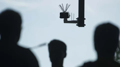 Steffi Loos/Getty Images A benevolent government that installs surveillance cameras everywhere could make it easier for a totalitarian one to rule in the future (Credit: Steffi Loos/Getty Images)