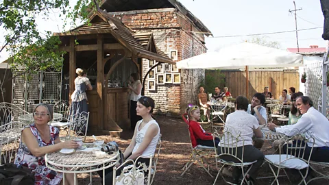Sheila Sim Kolomna's Museum of Forgotten Flavours is a living museum with a garden café that serves pastila (Credit: Sheila Sim)