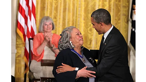 Getty Images In 2012, Morrison was awarded a Presidential Medal of Freedom (Credit: Getty Images)