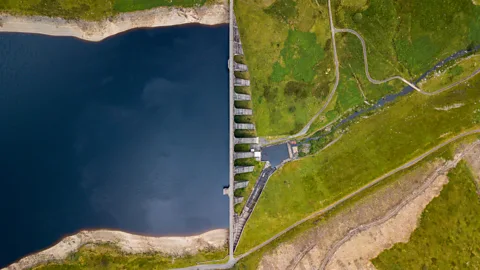 Jake Gardener/Getty Images …echoing a similar design in Aberystwyth, Wales. These huge structures reach deep into the ground (Credit: Jake Gardener/Getty Images)