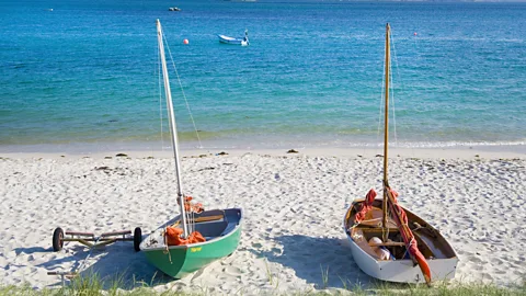 John Harper/Getty Images Scilly is renowned for its beaches and blessed with Mediterranean-like weather (Credit: John Harper/Getty Images)