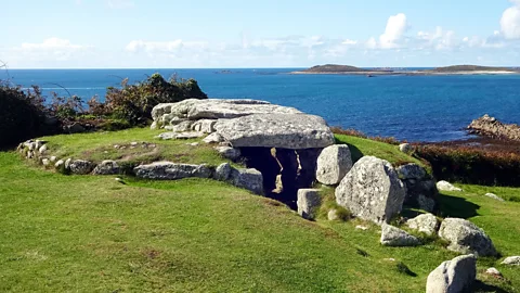 Roger Driscoll/Getty Images Britons have called Scilly home since the Bronze Age, and it's still dotted with ancient burial sites and shrines (Credit: Roger Driscoll/Getty Images)