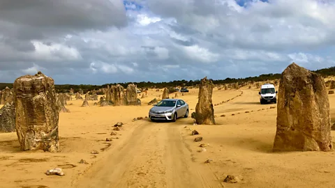 Marian McGuinness The is much to see near Lake Thetis and Lake Clifton, including Nambung National Park (Credit: Marian McGuinness)