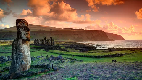 Marko Stavric Photography/Getty Images Easter Island is perhaps best known for its moai, monolithic human figures that were built by the Rapa Nui people (Credit: Marko Stavric Photography/Getty Images)