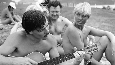 ImageBroker/Alamy FKK culture blossomed in East , where it served as an escape from the repressive communist government (Credit: ImageBroker/Alamy)