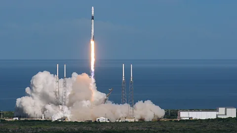 Paul Hennessy/NurPhoto/Getty Images The future of human space exploration is now partly in the hands of private agencies such as Elon Musk's SpaceX (Credit: Paul Hennessy/NurPhoto/Getty Images)