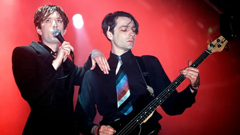 Getty Images According to Melody Maker, Pulp was “not so much the jewel in Britpop’s crown, more like the single solitary band who validate the whole sorry enterprise” (Credit: Getty Images)