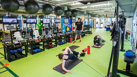 Alamy Office perks range from simple luxuries such fully stocked kitchens, to more lavish offerings such as in-house gyms (Credit: Alamy)