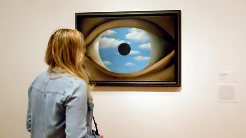 Alamy The eye fascinated Surrealists, with its threshold position between the inner self and the external world – shown here in Magritte’s The False Mirror (1929) (Credit: Alamy)