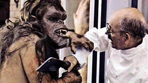 Getty Images Trog was played by Joe Cornelius, a professional wrestler who performed in the ring as ‘The Dazzler’ (Credit: Getty Images)