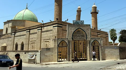EPA Before its 2017 destruction, the Great Mosque of al-Nuri represented the city’s rich history and diversity (Credit: EPA)