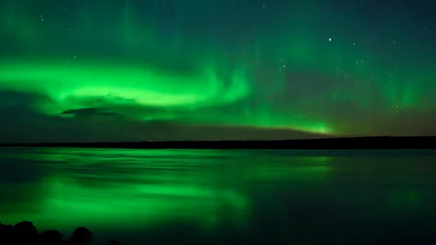 Carl Young/Getty Images Nottaway relies on recipes and traditions ed down from her ancestors, who she believes are represented in Quebec's Northern Lights (Credit: Carl Young/Getty Images)