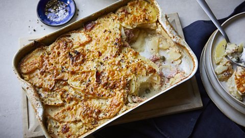 Click or tap for my simple winter gratin – a great dish for loading up the oven