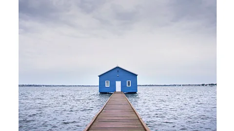 James Wong Crawley Edge boatshed, Perth, Australia – there is a pleasing symmetry to the photos (Credit: James Wong)