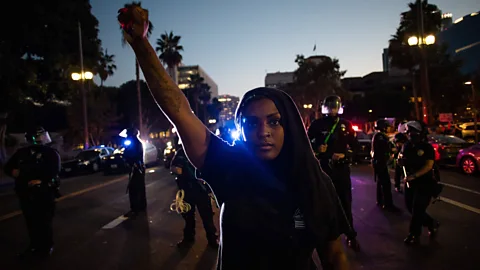 Getty Images Black Americans are more likely than white Americans to view recent protests as an opportunity to learn (Credit: Getty Images)