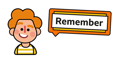 A boy saying remember