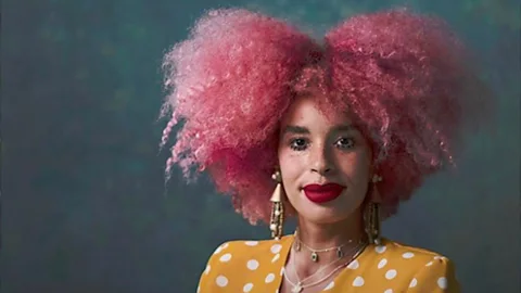 Sadie Clayton Artist Sadie Clayton has maintained her signature look during lockdown – and she has taken up roller dancing (Credit: Sadie Clayton)