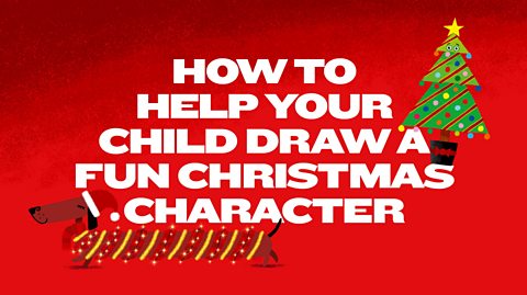 Rob Biddulph: How to help your child draw a fun Christmas character 