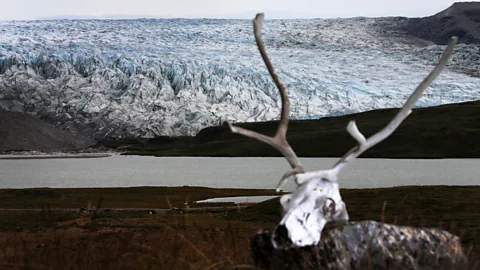 Joe Raedle/Getty Images The glaciers near Kangerlussuaq, Greenland provided clues to the long-term effects of the next ice age (Credit: Joe Raedle/Getty Images)