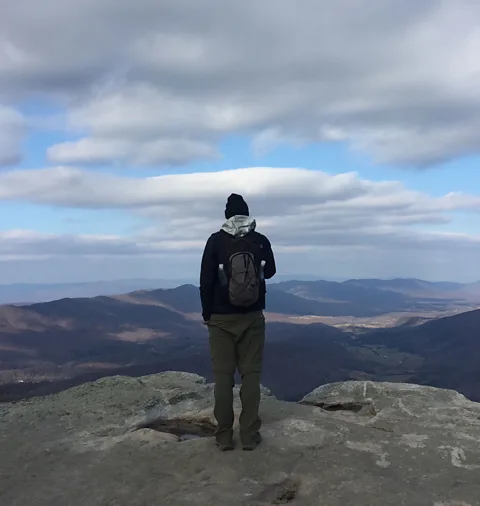 Allegra Wrocklage Wandering above Appalachia’s hills, imagining deep time (Credit: Allegra Wrocklage)