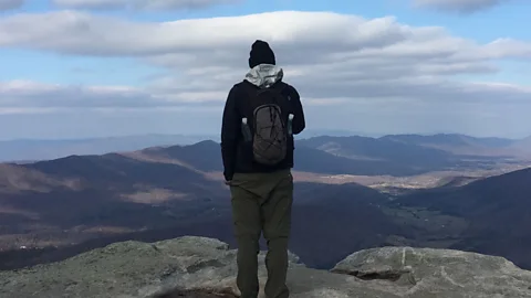 Allegra Wrocklage Wandering above Appalachia’s hills, imagining deep time (Credit: Allegra Wrocklage)