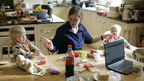 Alamy Many readers say balancing remote working with remote learning and caring for small children is a serious challenge that companies should address (Credit: Alamy)