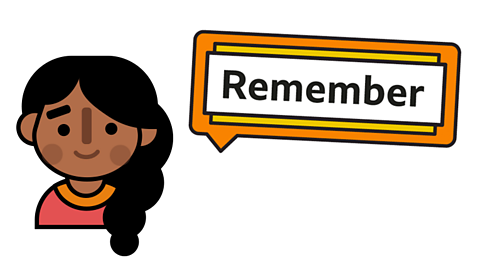 A girl saying remember