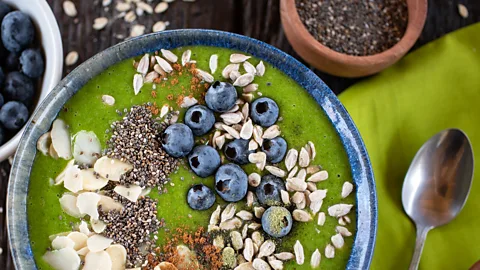 MarsBars/Getty Images Chefs are getting creative with using spirulina in dishes and drinks (Credit: MarsBars/Getty Images)