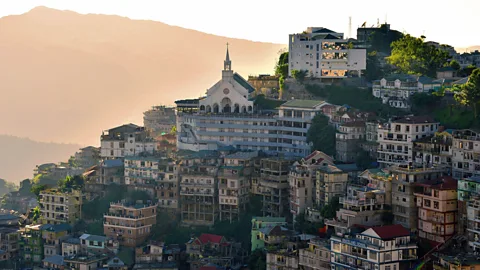 Wildlife/Alamy Aizawl is India's only "honk-free" city, where people follow traffic rules and don't blare their horns (Credit: Wildlife/Alamy)