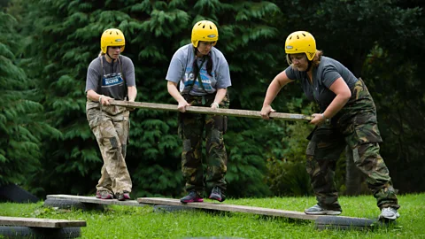 Alamy Can team-building activities that don't relate to actual work tasks forge bonds? Not necessarily, say some experts (Credit: Alamy)