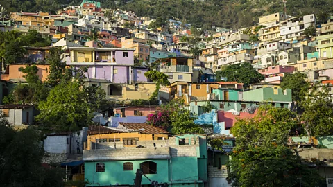Nina Dietzel/Getty Images It usually takes years for Allende to recreate a place in a book where she's travelled, like Haiti (Credit: Nina Dietzel/Getty Images)