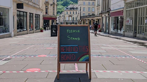 Jamie Lawton/Getty Images Many countries now require people to keep two metres apart at all times – roughly the same as that recommended in 16th-Century Sardinia (Credit: Jamie Lawton/Getty Images)