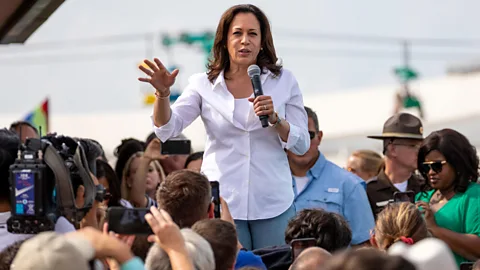 Alamy On 20 January, Kamala Harris will become the US's highest ranking woman ever – but she will still face criticism and distrust in the US and on the global stage (Credit: Alamy)