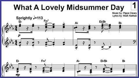 What a Lovely Midsummer Day - Music